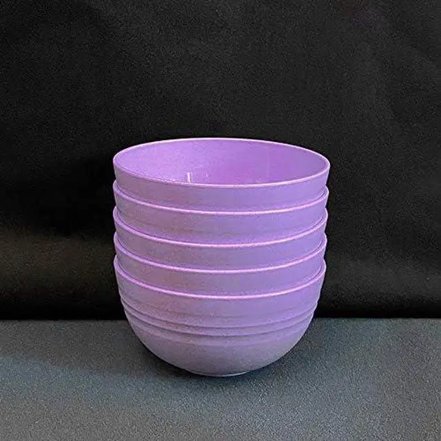 Alt view image 5 of 7 - Small Bowls Set of 5, 14 OZ Reusable Bowl, Kitchen Bowls for Dessert Bowls for Serving Soup, Oatmeal, Pasta and Salad(Purple)