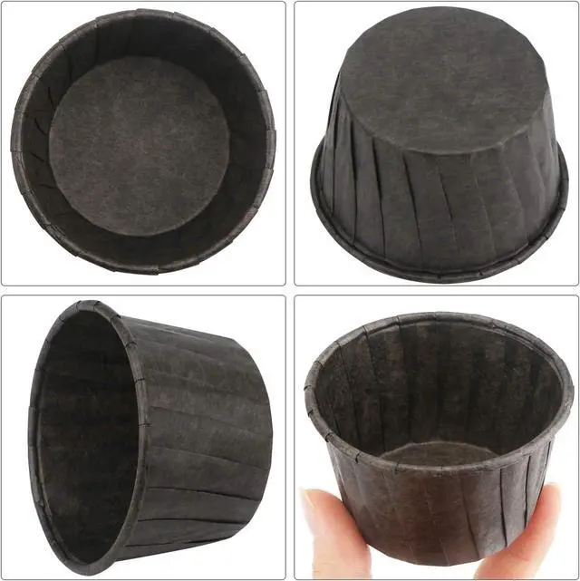 Alt view image 5 of 7 - EUSOAR Baking Cups, 50pcs 3.5oz Cupcake Liners, Christmas Muffin Cupcake Liners, Cupcake Wrappers, Cupcake paper, Paper Cupcake Liners Holder, Disposable Ramekins, Muffin Pan Baking Cups