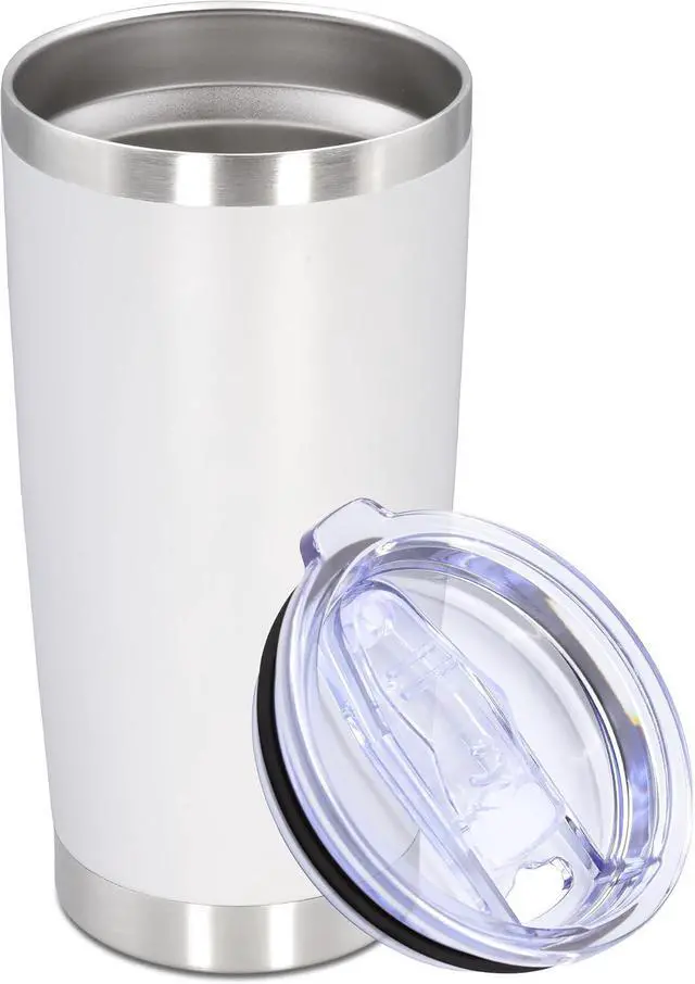 Main image of 20oz Tumbler Stainless Steel Tumbler Coffee Tumbler with Lid White, 1P