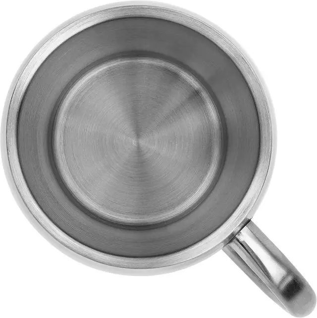 Alt view image 3 of 6 - Southern Homewares Stainless Double Wall Steel Beer Coffee Desk Mug Smooth 14-Ounce - SH-10156