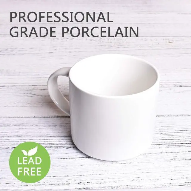 Alt view image 3 of 7 - Bosmarlin Matte Ceramic Coffee Mug for Office and Home, 13 oz, Suitable for Dishwasher and Microwave(White, 1)