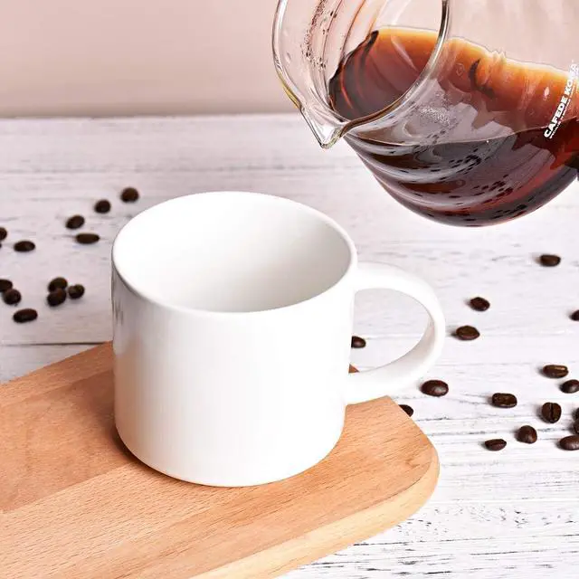 Alt view image 5 of 7 - Bosmarlin Matte Ceramic Coffee Mug for Office and Home, 13 oz, Suitable for Dishwasher and Microwave(White, 1)
