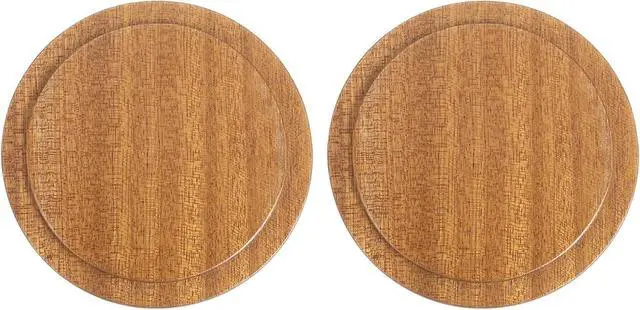 Main image of Uxcell 2PCs Wooden Bamboo Lid - 3.07 Inch Coffee Mug Lids, Tea Cup & Glass Cover, Sealed Lids