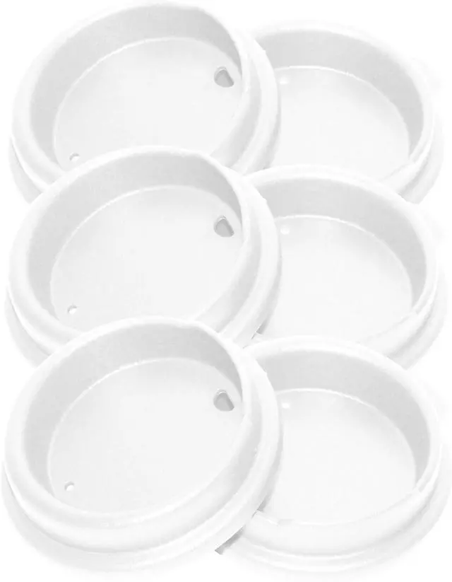 Main image of White Tumbler Lids, Set of 6
