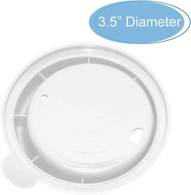 Alt view image 4 of 6 - White Tumbler Lids, Set of 6