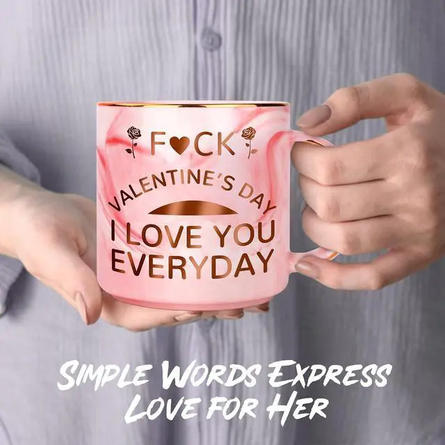 Alt view image 5 of 7 - SAPGIF Valentines Gifts for Her, Funny 12 OZ Coffee Mug Gifts for Girlfriend Wife from Boyfriend Husband Him, Cute Stuff for Women Her, Naughty Valentines Presents Gift Ideas