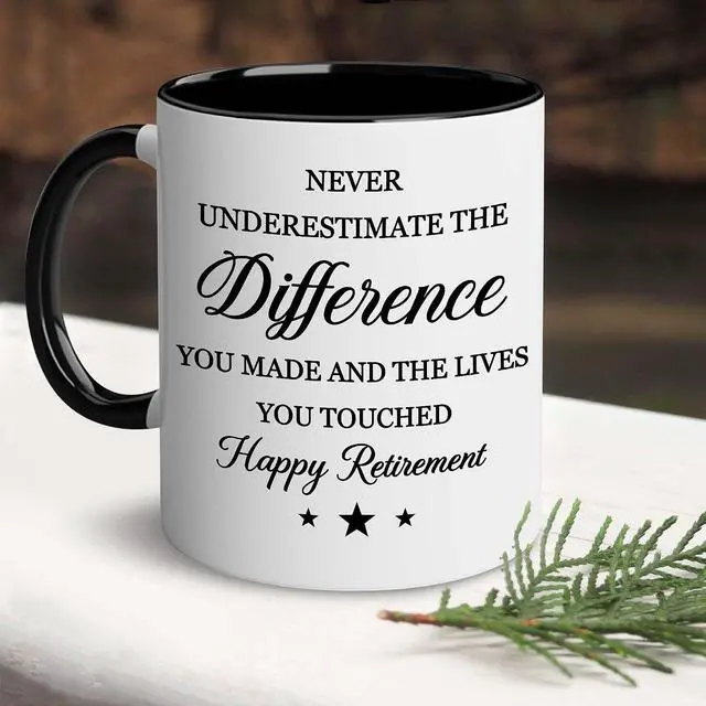 Alt view image 2 of 7 - WHIDOBE Retirement Gifts For Men, Women - Gift For Retirement - Happy Retirement - Retired Mug - Going Away Gifts for Boss, Manager, Coworkers, Colleague - Goodbye, Farewell, Coworkers Leaving
