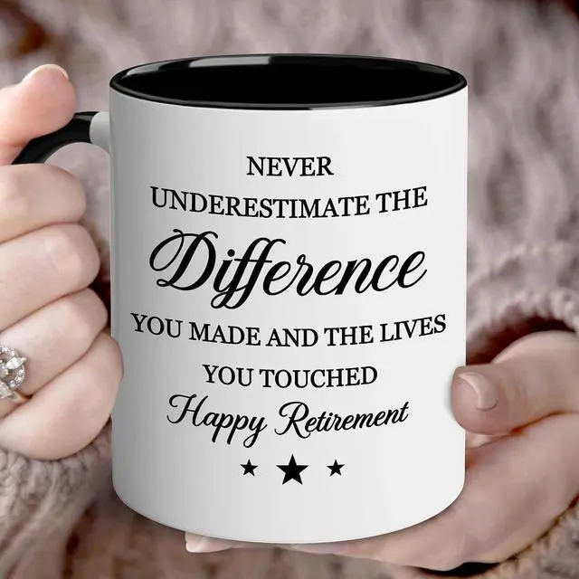 Alt view image 4 of 7 - WHIDOBE Retirement Gifts For Men, Women - Gift For Retirement - Happy Retirement - Retired Mug - Going Away Gifts for Boss, Manager, Coworkers, Colleague - Goodbye, Farewell, Coworkers Leaving