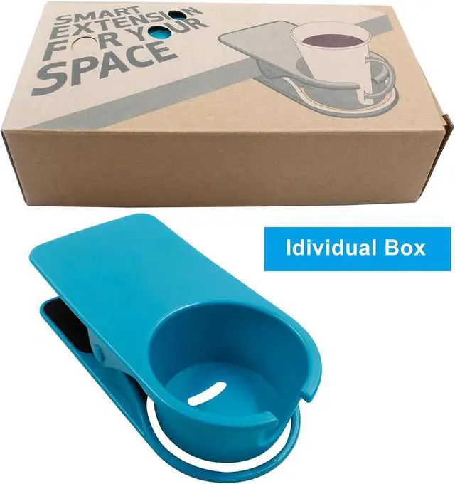 Alt view image 5 of 5 - Jiozermi Drinking Cup Holder Clip, Blue