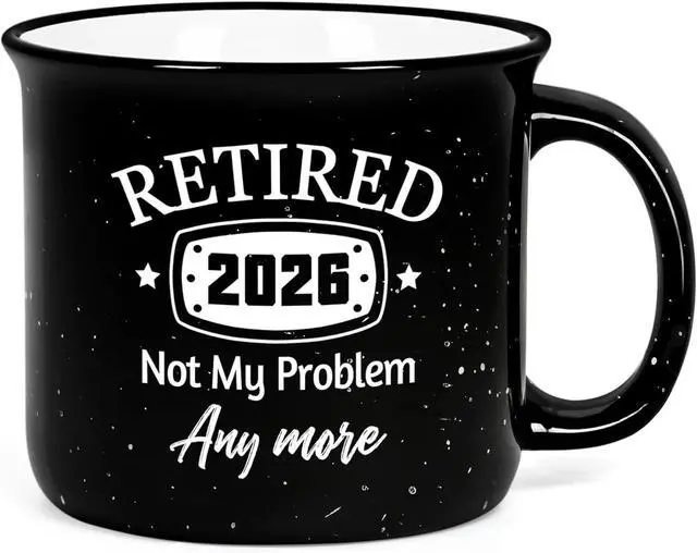 Main image of Maustic Retirement Gift for Woman Men, Retirement Gifts for Men Women, Coworker, Friend, Teacher, Retired 2026 Not My Problem Anymore Retired Mug, 15 Oz