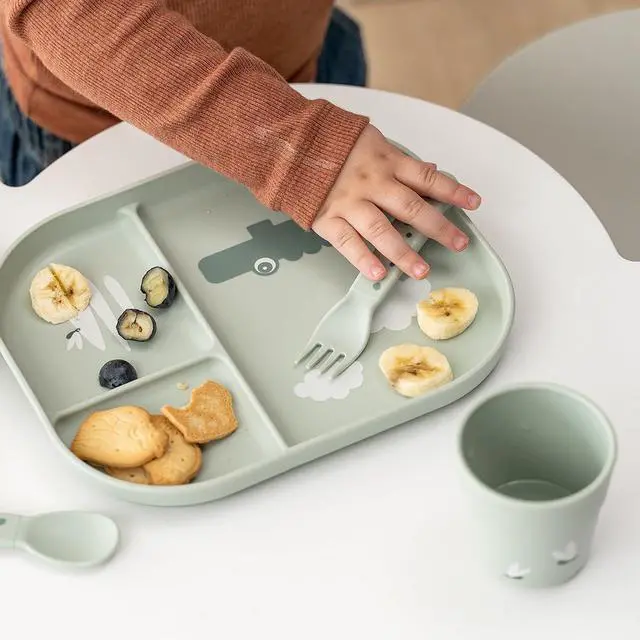 Alt view image 5 of 7 - Done by Deer Foodie Mini Mug Croco Green Baby Drinking Cup 135 ml Toddler-Friendly BPA-Free Microwave & Dishwasher Safe