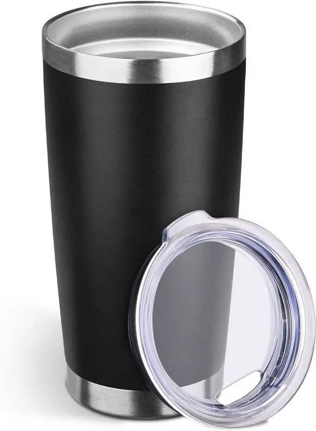 Main image of StarSpeed 20oz Stainless Steel Travel Coffee Tumbler,Black