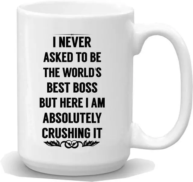 Main image of Boss Gifts I Never Asked To Be The World's Best Boss, 15 oz