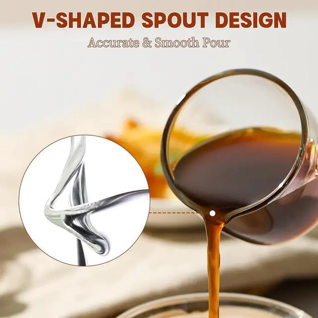 Alt view image 4 of 7 - Gulex Espresso Cups Shot Glass Coffee Cups with Pour Spout 4 oz Clear