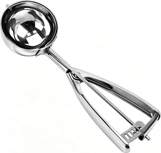 Main image of Saebye 4 oz Scoop, #8 Cookie Scoop, Large Ice Cream Scoop with Trigger, Portion Scoop, Muffin Scoop, Cupcake Scoop, for Ice Cream, Muffin, Cupcake Batter, Mashed Potato, Cookie Dough