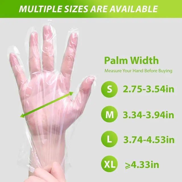 Alt view image 5 of 5 - TPE Gloves, Disposable Elastic Gloves for Food Handling, Cleaning, Beauty Care, Latex-Free