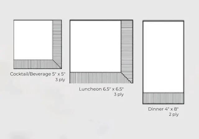 Alt view image 6 of 7 - IHR Ideal Home Range Cocktail Napkins Disposable 3-Ply Paper Party Napkin Pack, 5" x 5", Aquaworld Sea Horse, 20-Count
