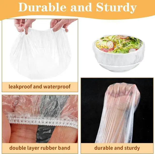 Alt view image 4 of 7 - Reastar Bowl Covers for Bread Proofing, Plastic Shower Cap for Sourdough, L