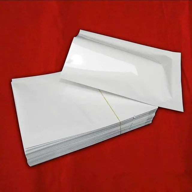 Alt view image 5 of 7 - PABCK 200Pcs White Metallic Mylar Foil Bags Open Top Heat Seal 2.4x3.5 inch