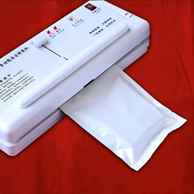 Alt view image 7 of 7 - PABCK 200Pcs White Metallic Mylar Foil Bags Open Top Heat Seal 2.4x3.5 inch