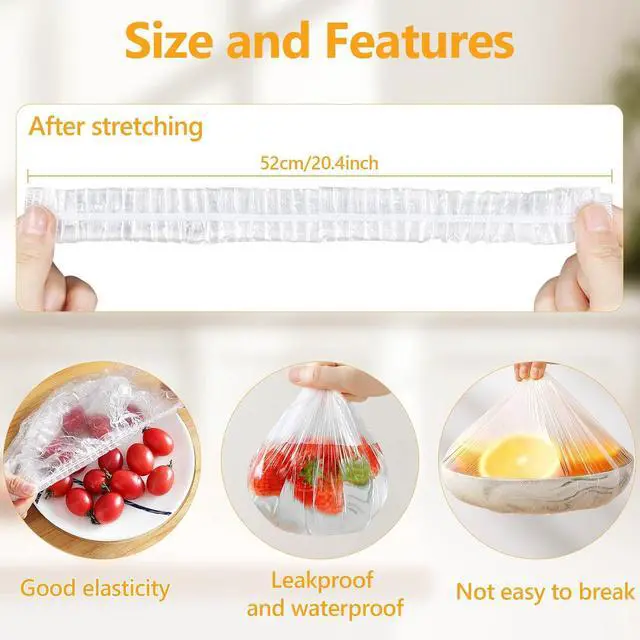 Alt view image 2 of 7 - 160 Pcs Bowl Covers for Bread Proofing - Fits Bowls Up to 12", Large Thickened Reusable Elastic Stretch Wrap Food Covers, Shower Cap Style for Sourdough Dough Rising, BPA Free for Kitchen Food Storage