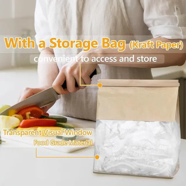 Alt view image 3 of 7 - 160 Pcs Bowl Covers for Bread Proofing - Fits Bowls Up to 12", Large Thickened Reusable Elastic Stretch Wrap Food Covers, Shower Cap Style for Sourdough Dough Rising, BPA Free for Kitchen Food Storage