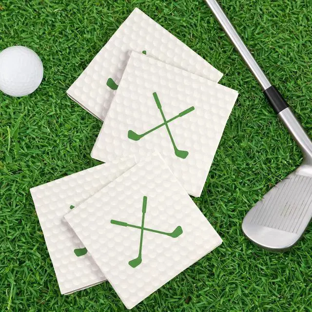 Alt view image 6 of 7 - 50 Pieces Golf Paper Napkins 13 x 13 Inches