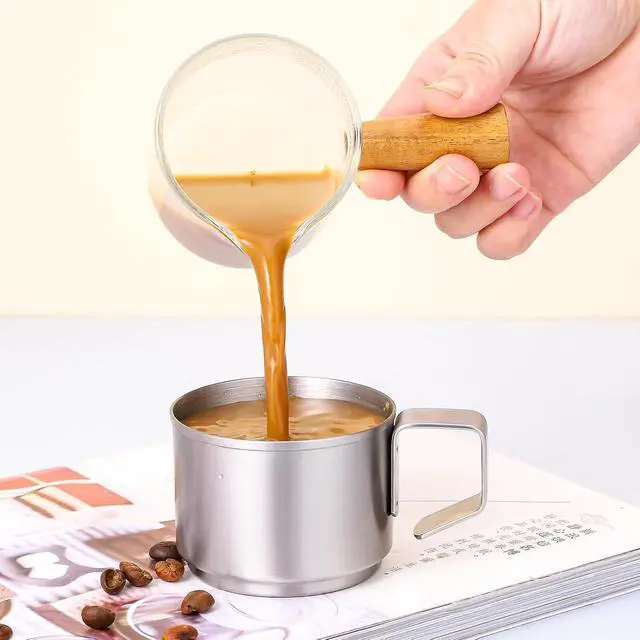 Alt view image 4 of 7 - ZPUFAW 4Pcs Espresso Cups 4 oz Expresso Shots Cups 18/8 Stainless Steel Coffee Cups Set of 4