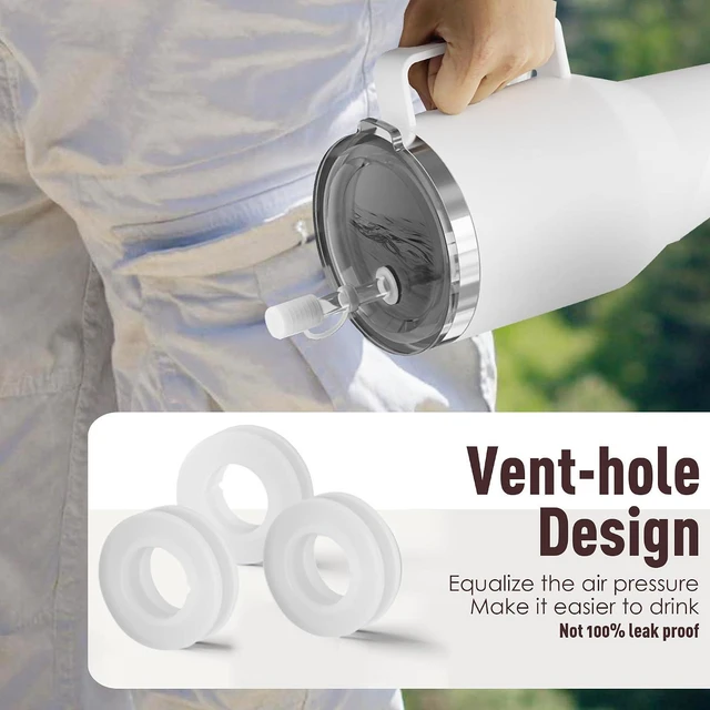 Alt view image 3 of 6 - 3 Sets Silicone Leak Proof Kit Compatible for YETI Straw Cup