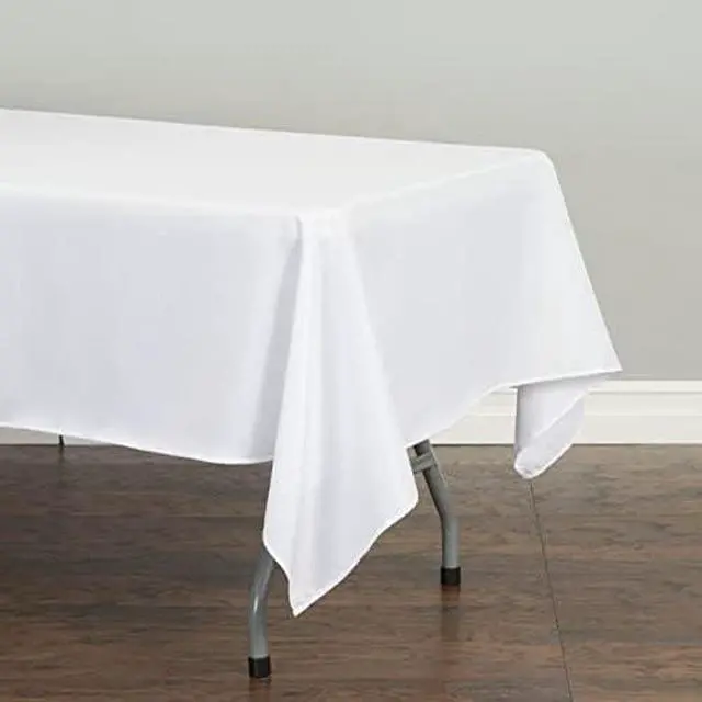 Alt view image 4 of 6 - LTC LINENS 60126-010101 Tablecloth, 60 x 126 in, White