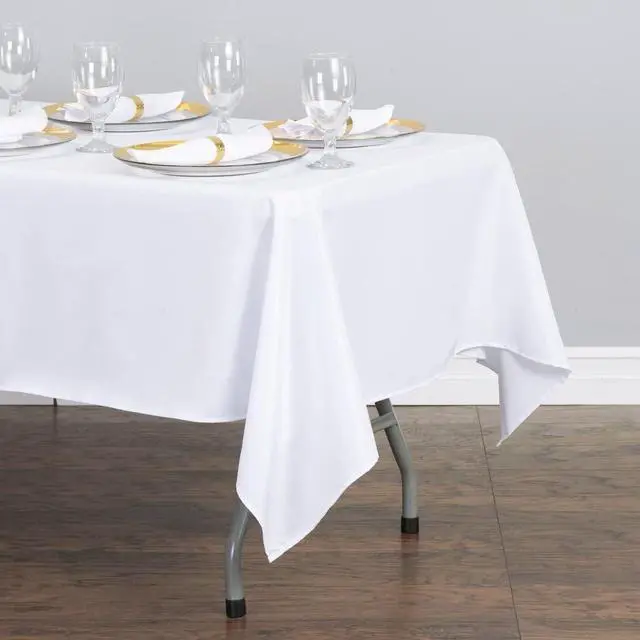 Alt view image 3 of 6 - LTC LINENS 60126-010101 Tablecloth, 60 x 126 in, White