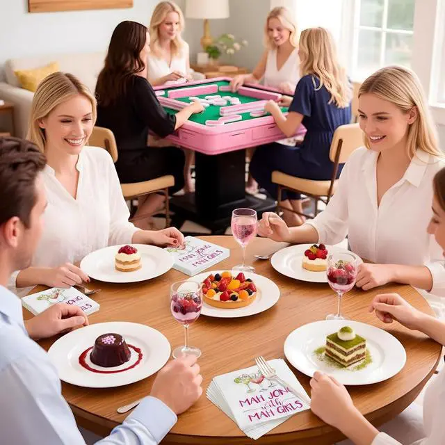 Alt view image 6 of 6 - Gueevin 30 Pcs Mahjong Napkins Cocktail Party Supplies, Paper, Funny