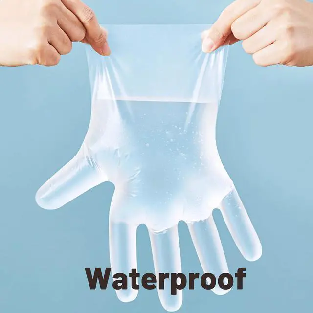 Alt view image 4 of 7 - Compostable Disposable Gloves for Food Pre with US BPI ASTM D6400 and Europe OK Compost Home Certified 100 Couts
