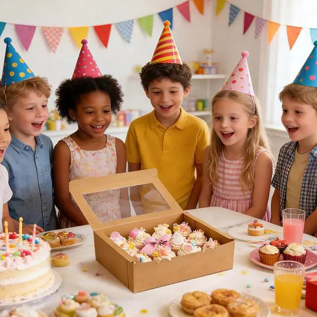Alt view image 5 of 7 - Moretoes 3pcs Cupcake Boxes, 12 Count Cupcake Containers with Window&Insert