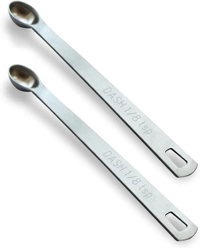 Main image of 2PCS 1/8tsp(0.625ml) Mini Measuring Spoon, Small Teaspoon for Tiny Amounts