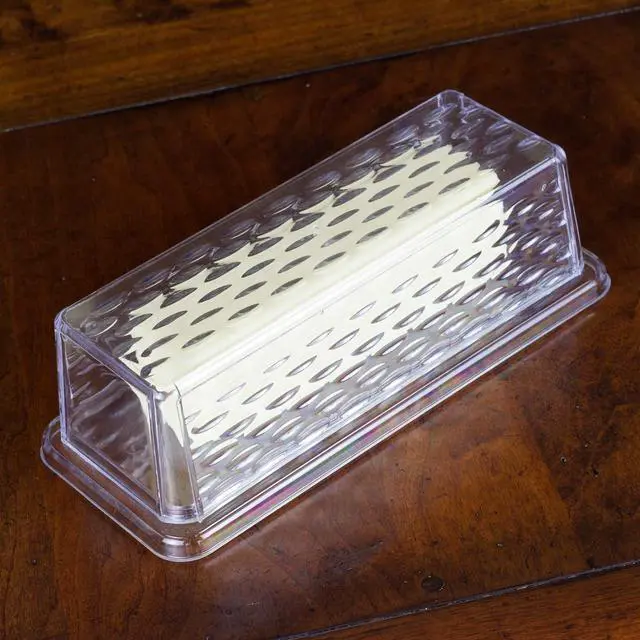 Alt view image 4 of 4 - Chef Craft Select Plastic Butter Dish, 7 Inches In Length, Clear