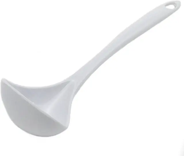 Main image of Chef Craft Basic Melamine Cooking Ladle, 10.5 Inch, White