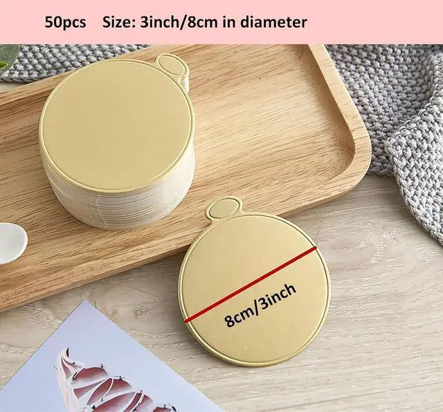 Alt view image 2 of 7 - YYaaloa 3.15 Inch Mini Round Golden Cake Boards 50pcs Mousse Cupcake Base Paper Plates Circle Dessert Board (Gold 3inch 50pcs)
