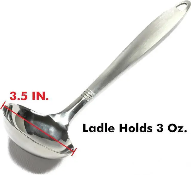 Alt view image 2 of 7 - Chef Craft Select Cooking Ladle, 11.5 inch, Stainless Steel