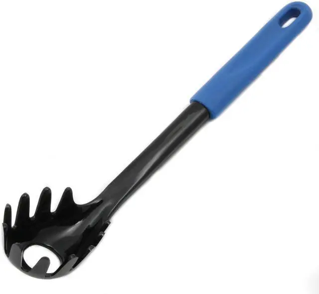 Main image of Chef Craft Basic Nylon Pasta/Spaghetti Fork, 11.5 inch, Blue/Black
