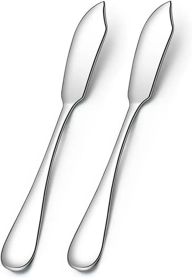 Main image of AOOSY Stainless Steel Butter Knives, Cheese Knives, Butter Spreader for Kitchen Restaurant Party,Set of 2