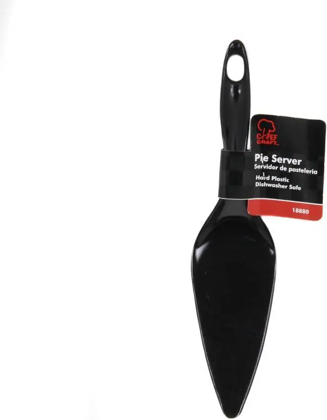 Alt view image 2 of 3 - Chef Craft Basic Melamine Cake/Pie Server, 9.25 inch, Black