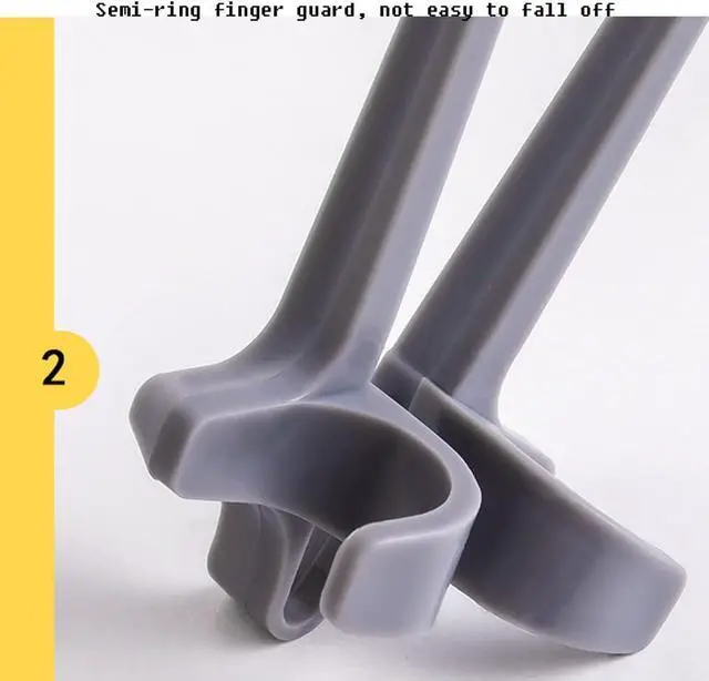 Alt view image 3 of 7 - 4pcs Finger Snack Chopsticks for Gamer,Snack Clips,Gaming Finger Tongs,Gaming Finger Sleeves,Gamer Gifts,Cell Phones Accessories