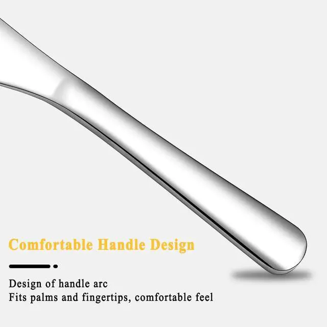 Alt view image 4 of 7 - Homquen Stainless Steel Butter Knife, Butter Spreader, Butter Knives, Butter Spreader Knife for Kitchen Restaurant Party, Kitchen Gadgets, Set of 4