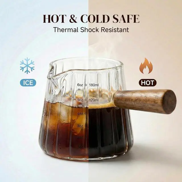 Alt view image 3 of 7 - 6oz Espresso Shot Cups, Glass Measuring Cup, Coffee Bar Accessories