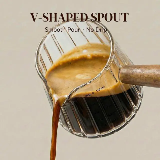 Alt view image 4 of 7 - 6oz Espresso Shot Cups, Glass Measuring Cup, Coffee Bar Accessories
