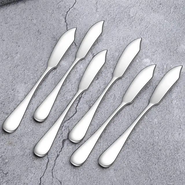 Alt view image 7 of 7 - AOOSY Butter Knife,Cute Mini 5.91In Stainless Steel Cheese Knife,Packs of 6