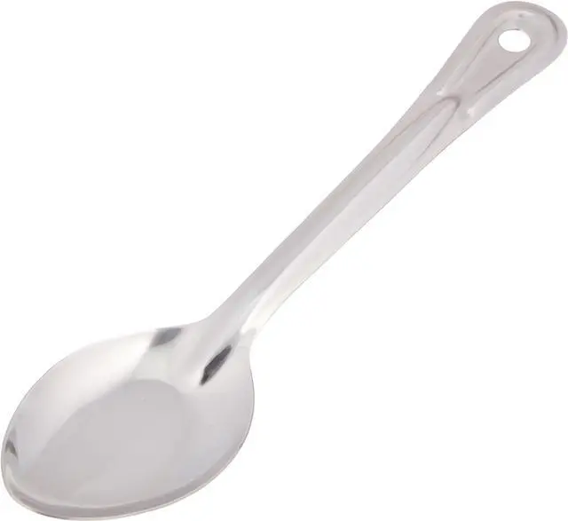 Main image of Winco 11" Stainless Steel Basting Solid Spoon