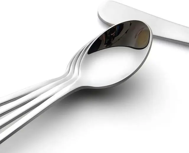 Alt view image 2 of 7 - IQCWOOD Ice Tea Spoons, 9 Inch Long Handle Spoons, Cocktail Stirring Spoon