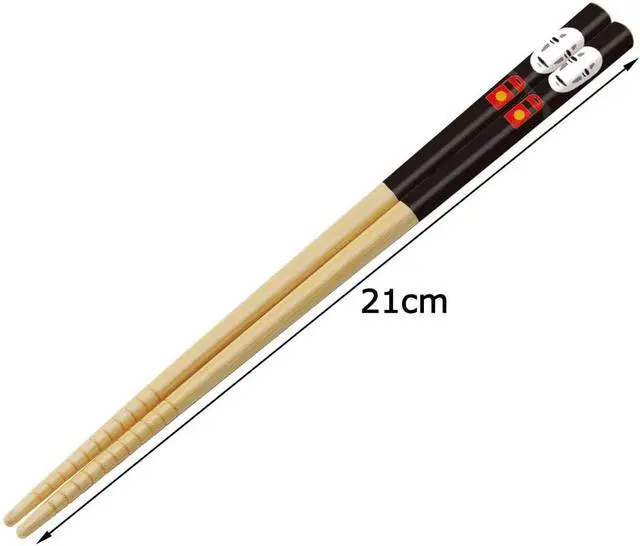 Alt view image 3 of 3 - Spirited Away Bamboo Chopstick -Anti-Slip Grip for Ease of Use - Authentic Japanese Design - Lightweight, Durable and Convenient - No-Face